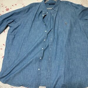 Big and Tall Ralph Lauren Chambray Shirt